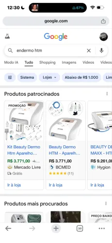 Aparelho Endermo HTM  Elimina Gordura Localizada 