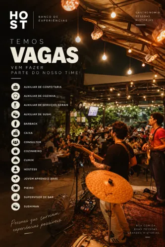TEMOS VAGAS! COZINHEIRO, AUX. DE COZINHA E PIEIRO