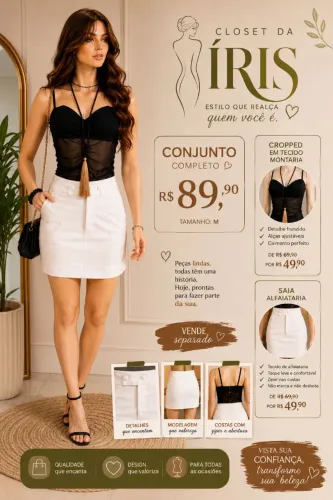 Roupa feminina Usada