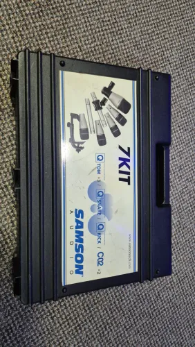 Microfones bateria 7 kit Samson 