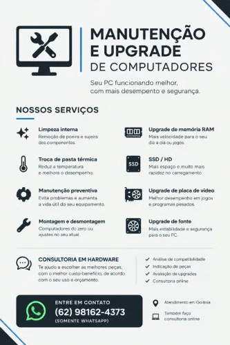 ? CONSULTORIA EM HARDWARE ? MONTE OU MELHORE SEU PC SEM GASTAR À TOA