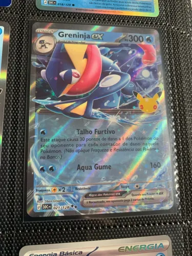 greninja ex 021/128 celebrações 30 anos pokémon