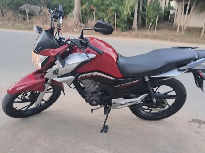 HONDA TITAN 160 2024 VERMELHA