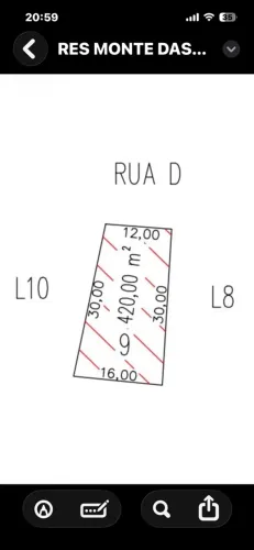 Vendo lote 420 m2 em Jaboticatubas