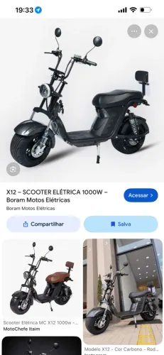Scooter Eletrica X11 2000w 20ah 2024
