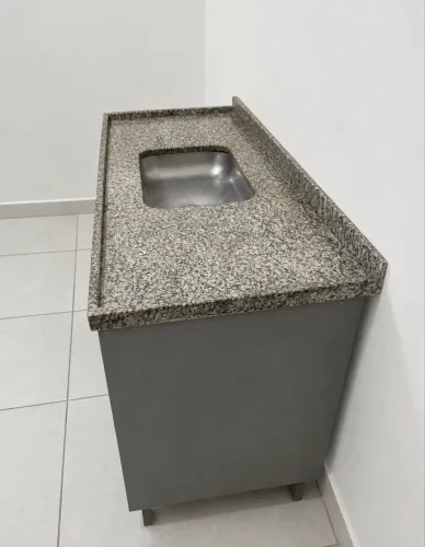 Pia de mármore 150cm verde Ubatuba 