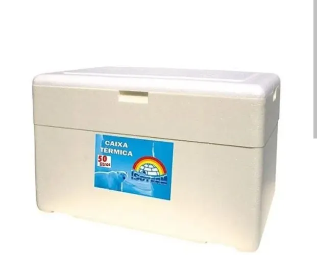 Caixa termica isopor