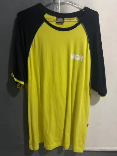 Camisa High Raglan neon