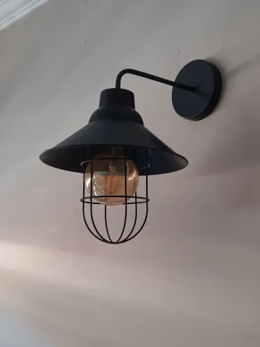 Luminaria arandela de parede estilo industrial retro vintage 