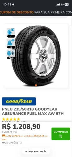 Pneu 235/50/18 Goodyear