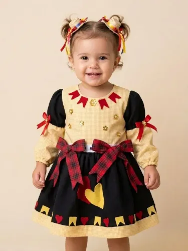 Vestidinho infantil Junino P
