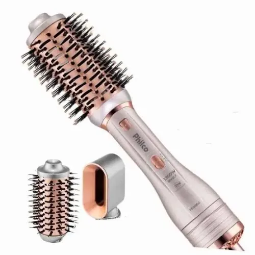 Escova Secadora Philco 3 Acessórios 1300W Pes19Sg Bivolt