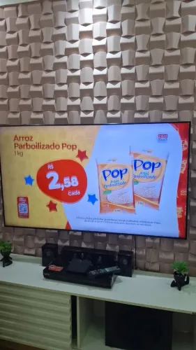 Tv led 55 polegadas smartv Samsung ,com defeito