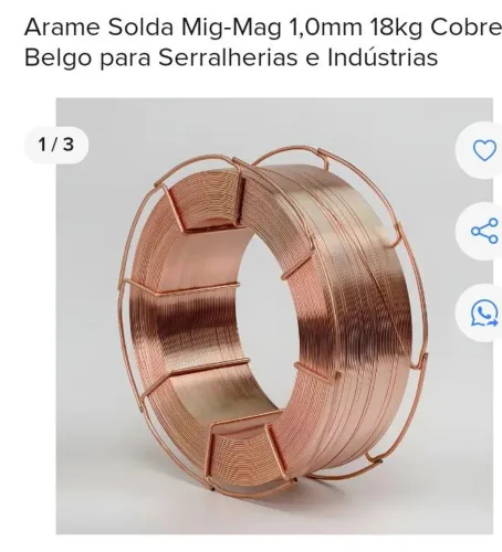 Arame solda MiG 1.0