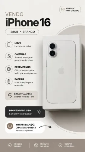 iPhone 16 Lacrado 