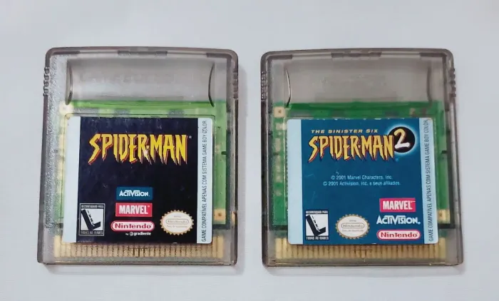 Spiderman 1 e 2 Game Boy Color 