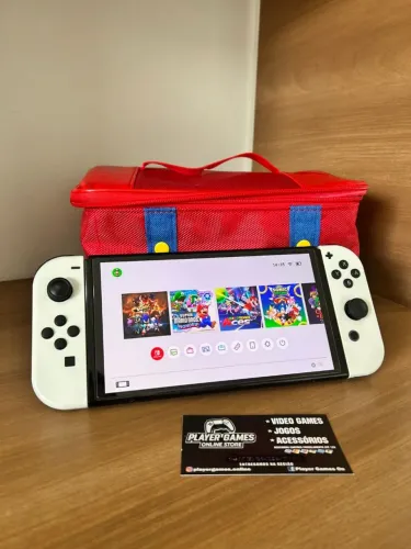 Nintendo Switch OLED Desbloqueado!! (Aceito Cartão)