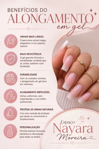 Venha ficar com as unhas lindas