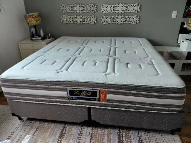 Colchão King Size Le Griff Sankonfort - Molas Ensacadas - Excelente Estado