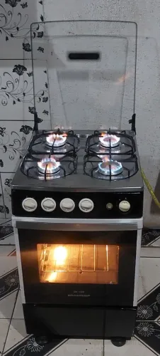 Excelente fogão Brastemp top pré automático com super chama