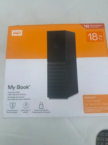 Storage WD MY BOOK de 18 TB