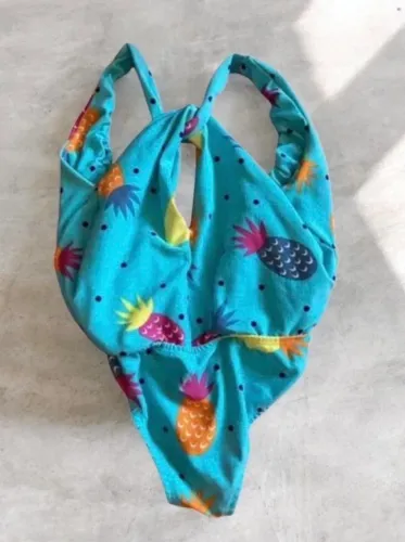 Body Azul Abacaxi