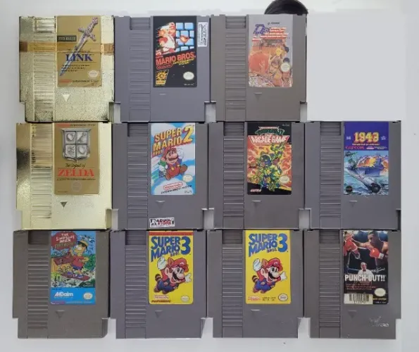 Jogos de Nintendo Entertainment System NES Funcionando