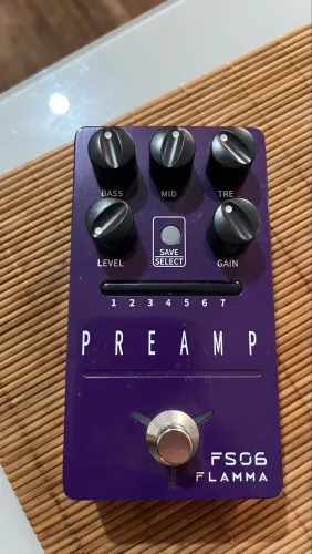 Pedal de Equalização Flamma FS06 Preamp