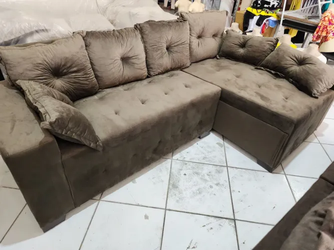 Sofá em L NOVO muito lindo apenas R$ 999 a vista
