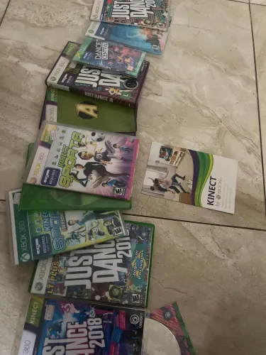 lote de jogos não originais para xbox 360 para kinect