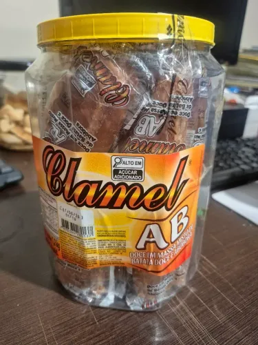 POTE DE 1,2 KG DE DOCE DE ABÓBORA COM BATATA DOCE (EM TABLETES) MARCA CHAMEL. MARAVILHOSO!