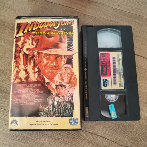 Fita VHS Indiana Jones e o templo da perdição