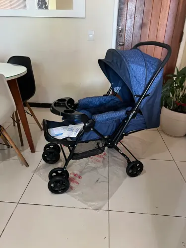 Carrinho berço Unissex ! Unissex ! Cosco Reversível !!!! Ac cartão 
