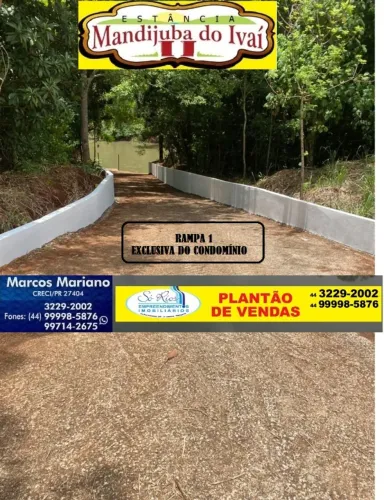 Terreno de 300 metros quadrados (12x25)- Condomínio Estância Mandijuba II