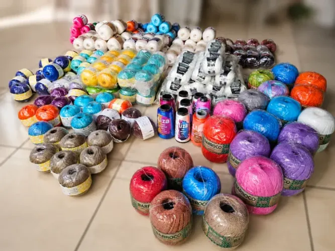 Lote de Linhas para Crochê - Aproveite!!!