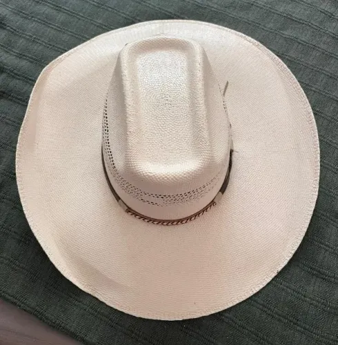 Chapéu Bangora Rodeo Cross Natural Pralana Cowboy NOVO