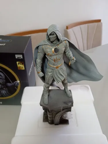 Colecionáveis iron studios Moon Knight Arte Scala 1/10 Cavalheiro da Lua