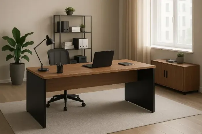 Mesa Executiva para Escritório 1,70 x 0,70 PE40 Pandin Móveis