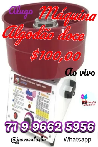 Algodão doce ao vivo