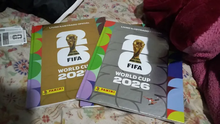 Album da copa Ouro e prata