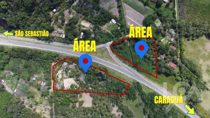 Área à venda, 18666 m² por R$ 2.980.000,00 - Perequê Mirim - Caraguatatuba/SP