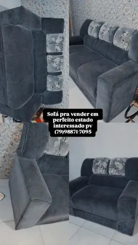 Sofá de 2 e 3 lugares