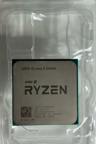 Ryzen 5 5600G 6 núcleo 12 treds - Nunca fiz Overclock- Acompanha Cooler Box Original  