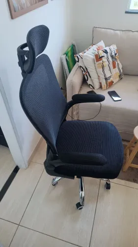 Cadeira Escritório Ergonômica Encosto Reclinável