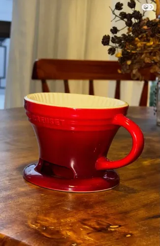 Porta-filtro de Café Le Creuset Vermelho Original