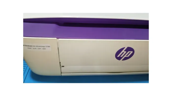 Impressora Multifuncional HP 3788 Wifi Branca Roxa Cartucho 664 Limpa Higienizada ZN SP Ok