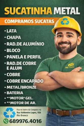 Sucatinha e metal 