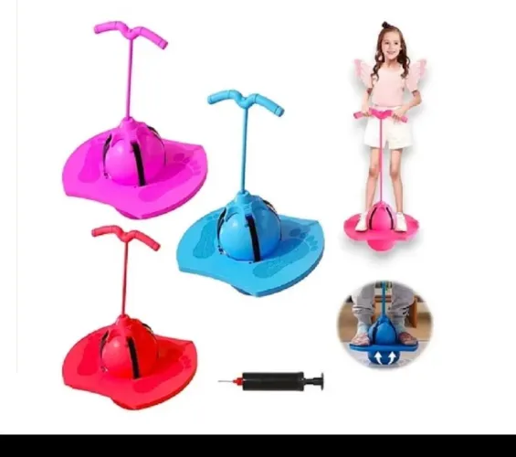 Bola Pula Pula Pogobol Brinquedo Bola De Equilíbrio Inflável Com Alça Infantil  + Bomba