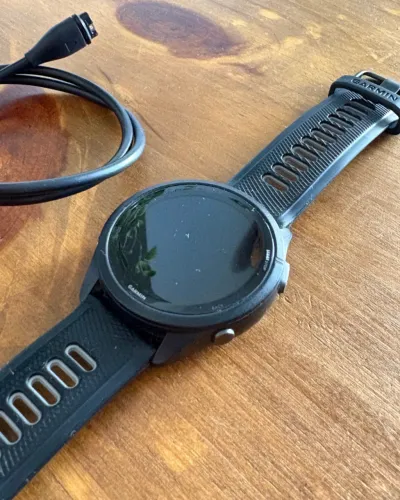 Garmin Forerunner 265 Music Preto 46mm ? Impecável + 4 pulseiras