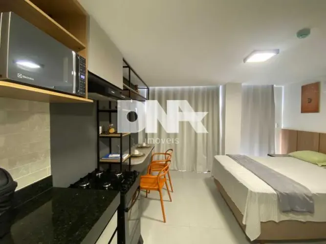 Flat Mobiliado 100 metros da praia no Jardim Oceania
